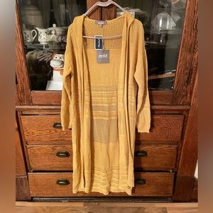 Marled long sweater